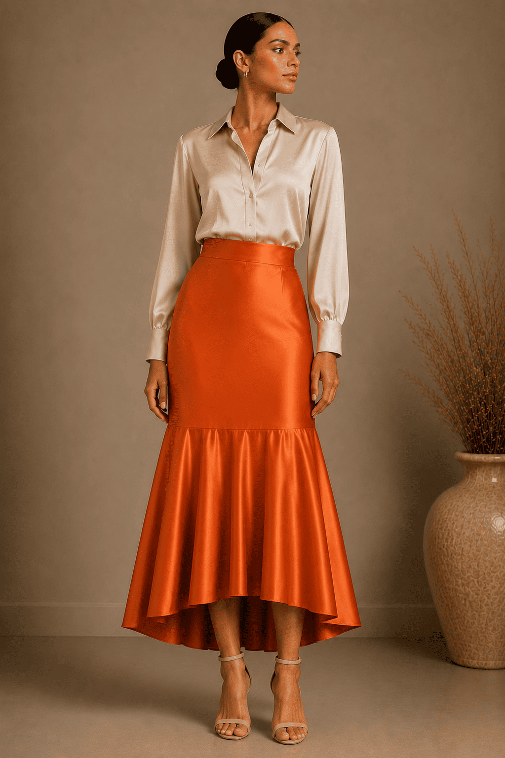 HALO DROP WAIST SKIRT