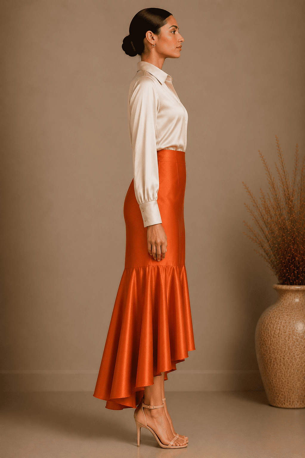 HALO DROP WAIST SKIRT