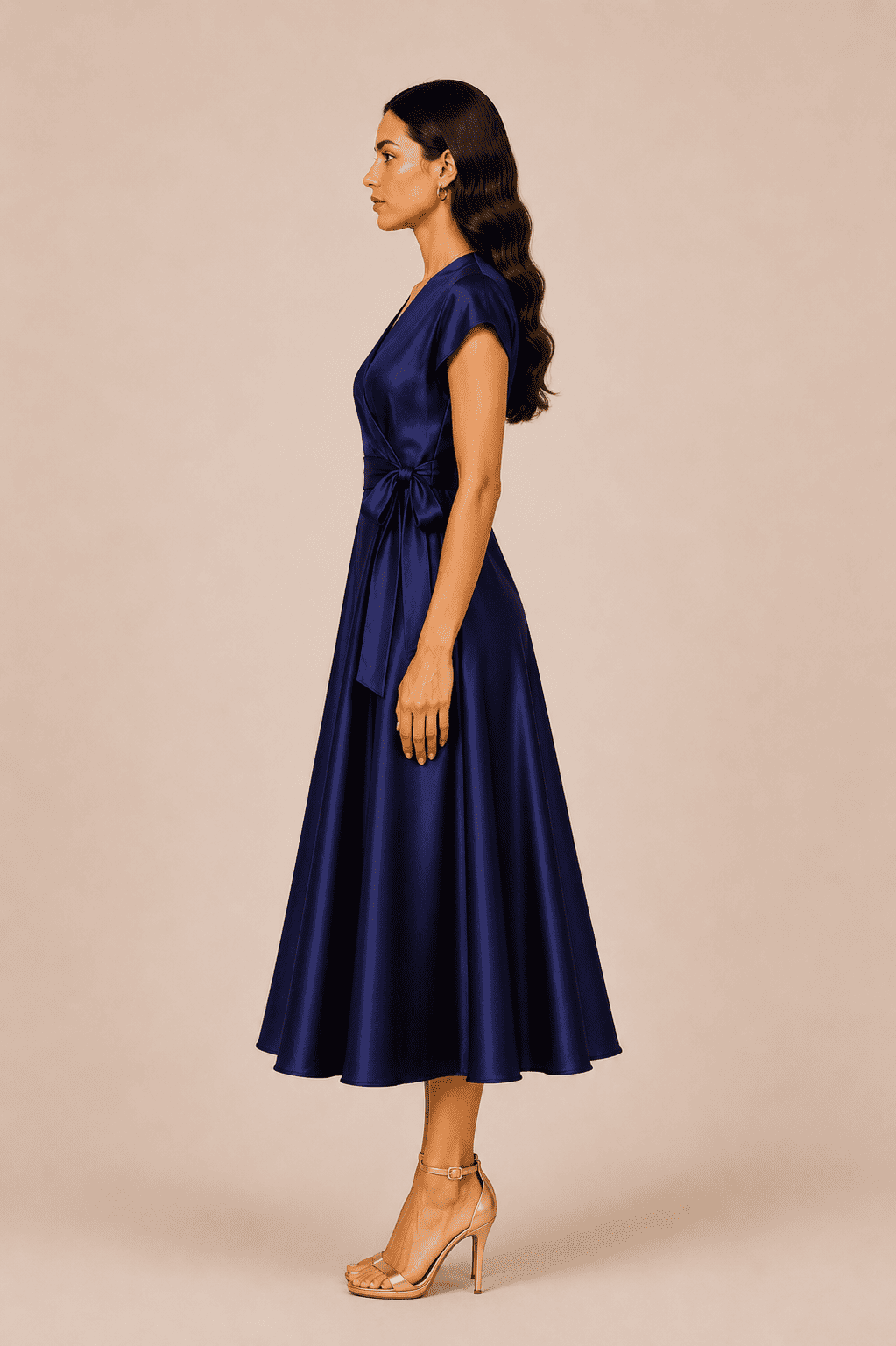MONARCH WRAP DRESS