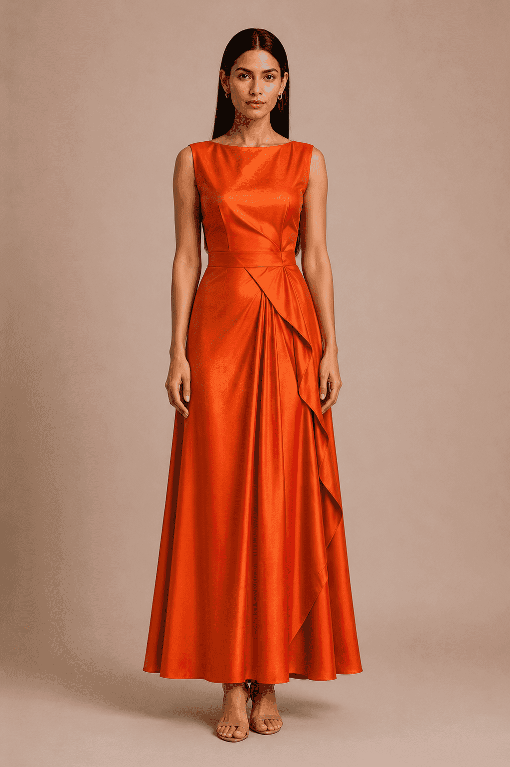 ORIGAMI CASCADE DRESS