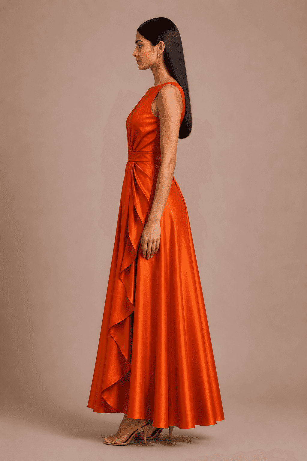 ORIGAMI CASCADE DRESS