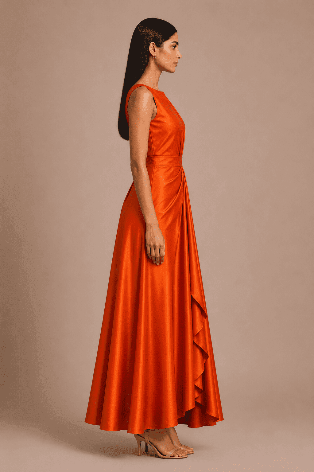 ORIGAMI CASCADE DRESS