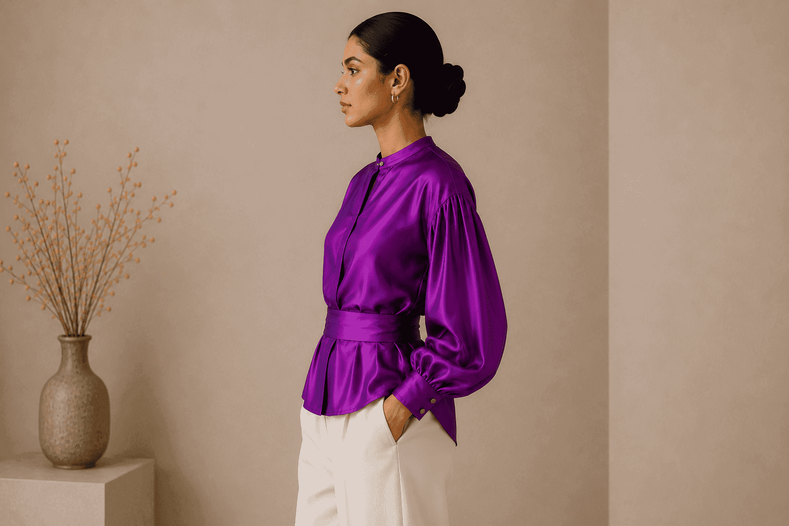 SCULPTED WAIST TOP