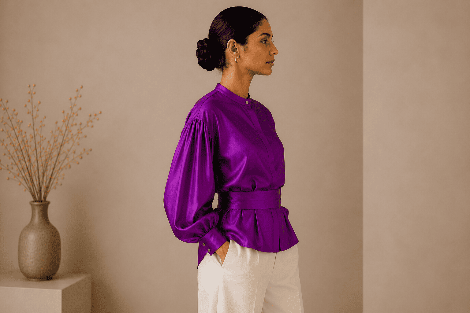 SCULPTED WAIST TOP