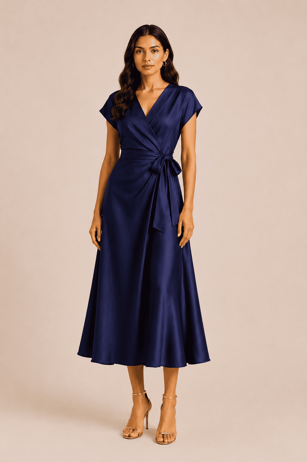 MONARCH WRAP DRESS