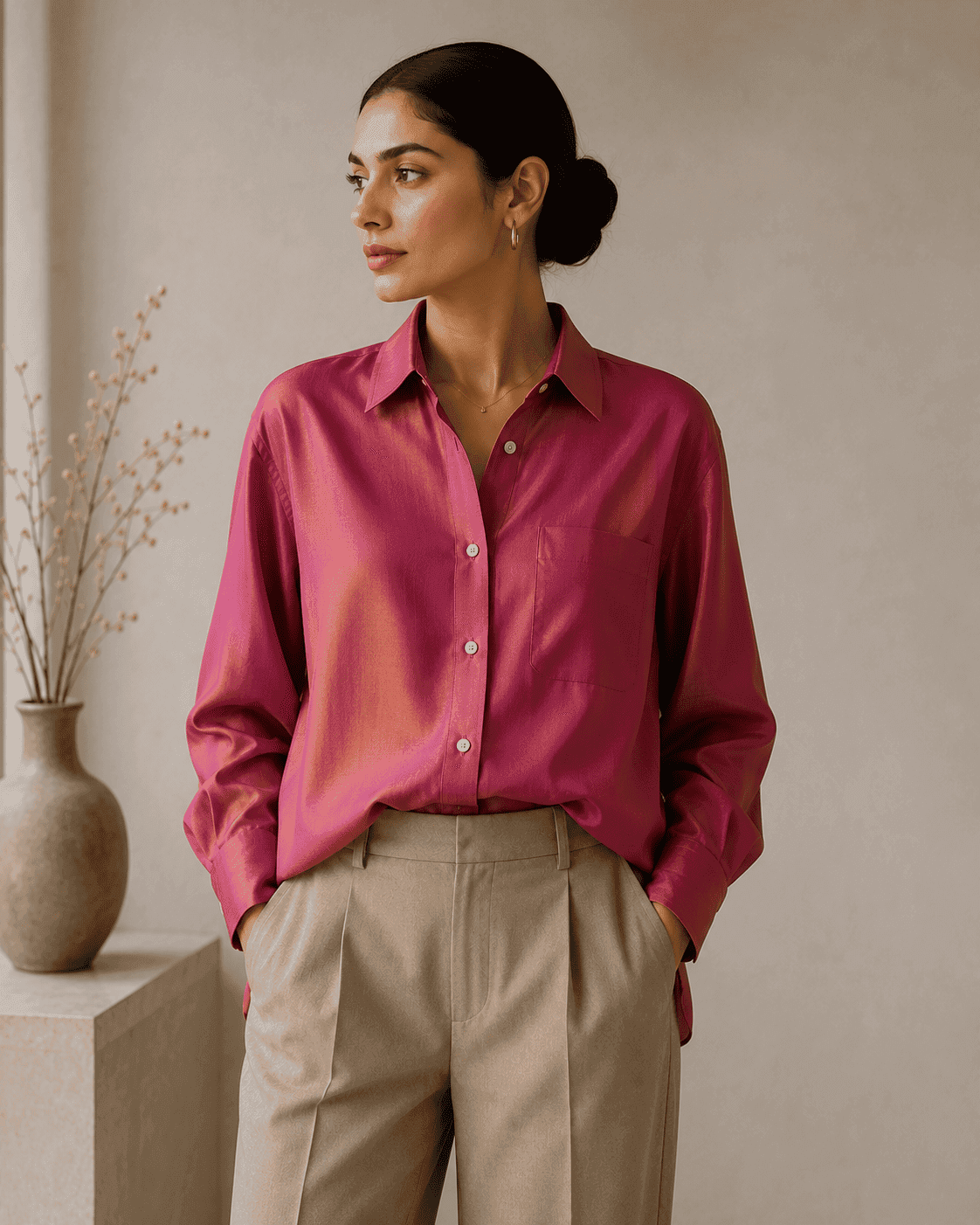 EXECUTIVE SILK SHIRT