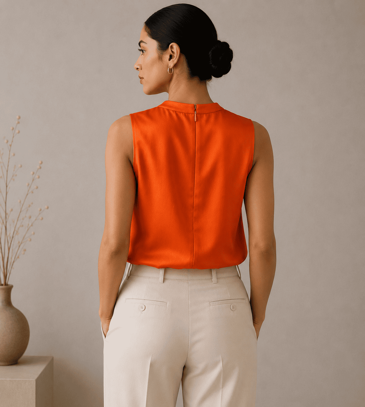 SILK SHELL TOP
